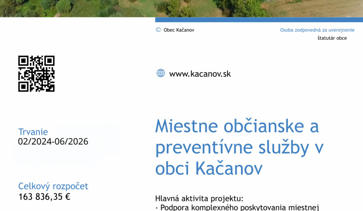 Aktuality / MOaPS Kačanov informácie o projekte - foto