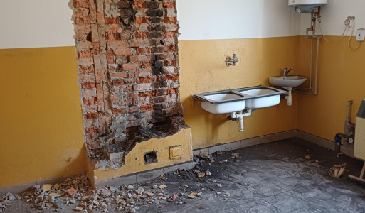 Rekonštrukcia kuchyne a sociálnych zariadení v Kultúrno spoločenskej budove 
