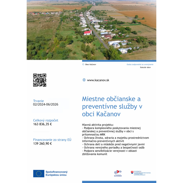 MOaPS Kačanov informácie o projekte